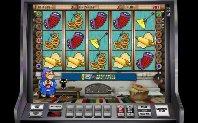 Интерфейс слота Keks Igrosoft Keks Igrosoft